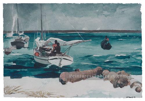 Nassau réalisme marine peintre Winslow Homer Peintures à l'huile